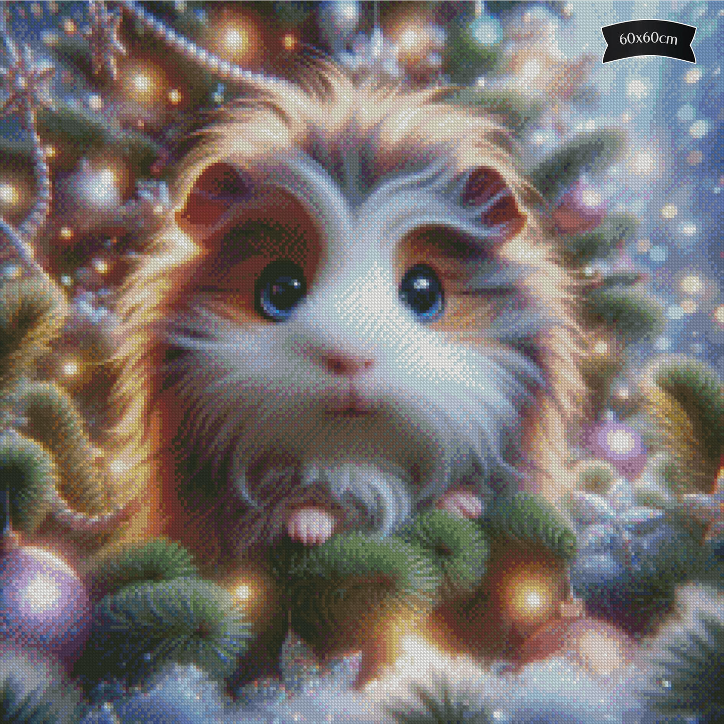 Diamond Painting Funkenzauber zwischen Tannenzweigen von Lexxy Ai