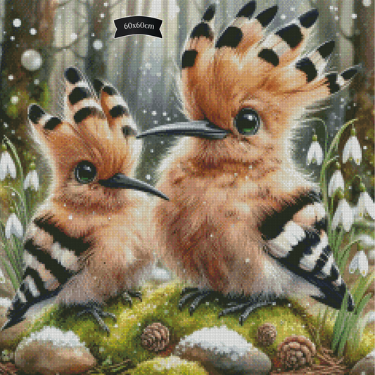 Diamond Painting Snowdrop Song von MoozyJo.ai