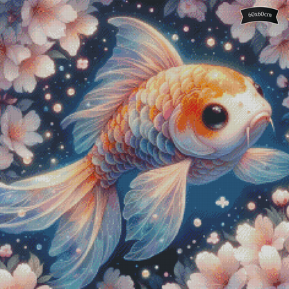 Diamond Painting Blossom & Scales von MoozyJo.ai