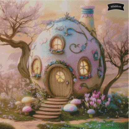 Diamond Painting Das Osterhäuschen von Traumpixxel