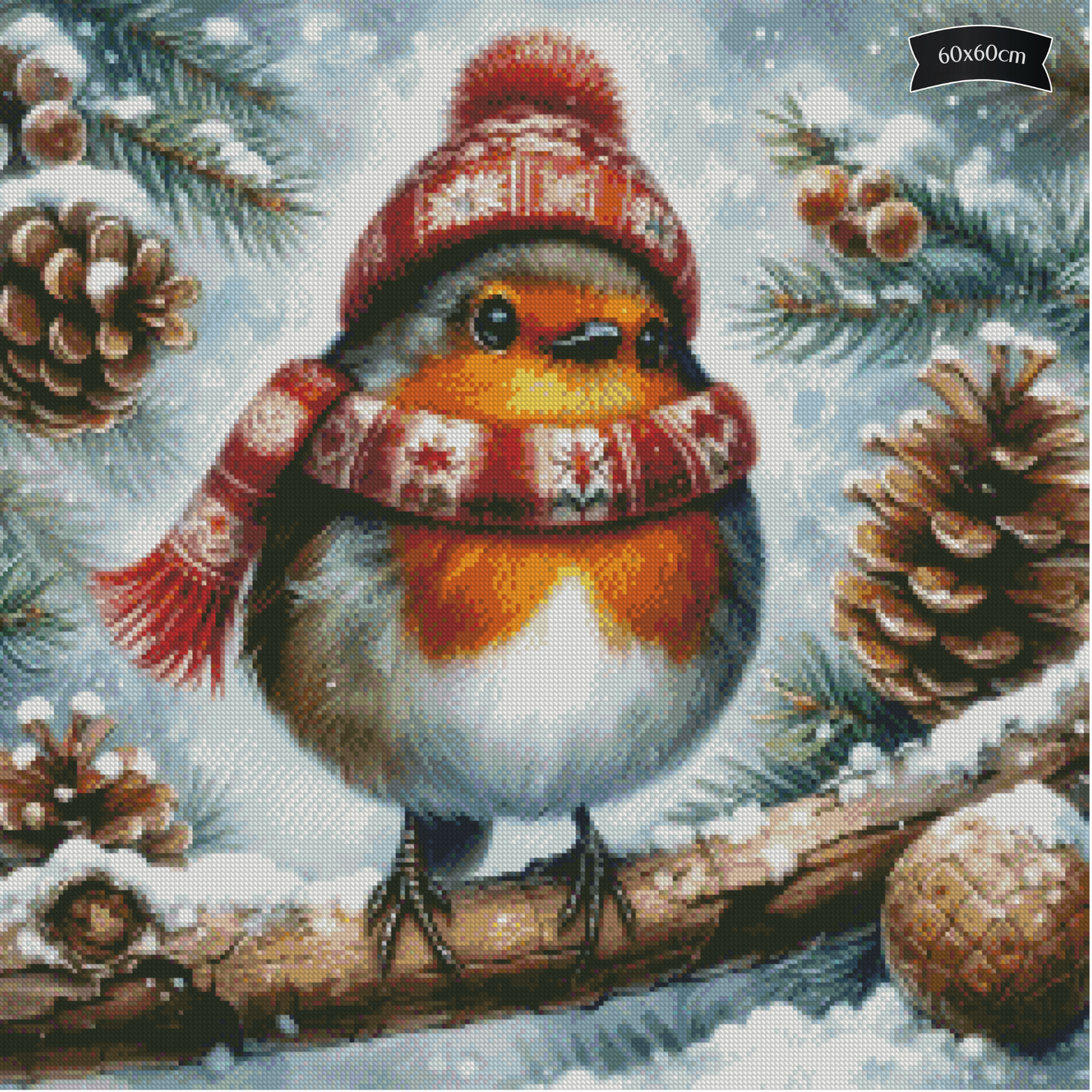 Diamond Painting Jinglebeak von MoozyJo.ai