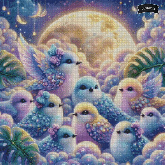 Diamond Painting Chor der Mondwächter von Sandrietta_ai