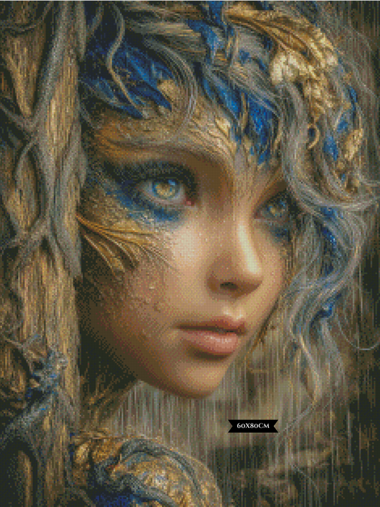 Diamond Painting Aus Rinde geboren ©Elly_A.I