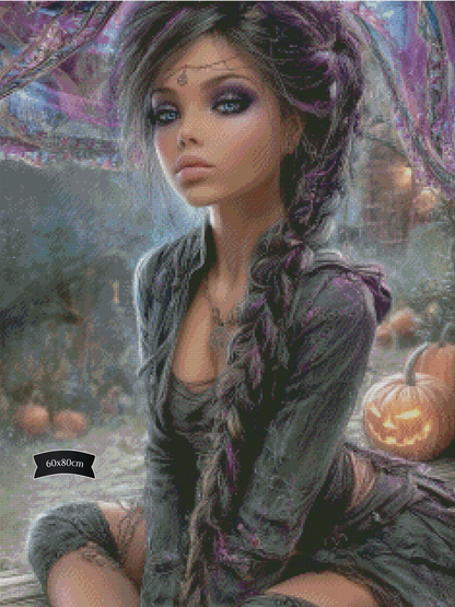 Diamond Painting Elara am Tor der Nacht von Elly_A.I