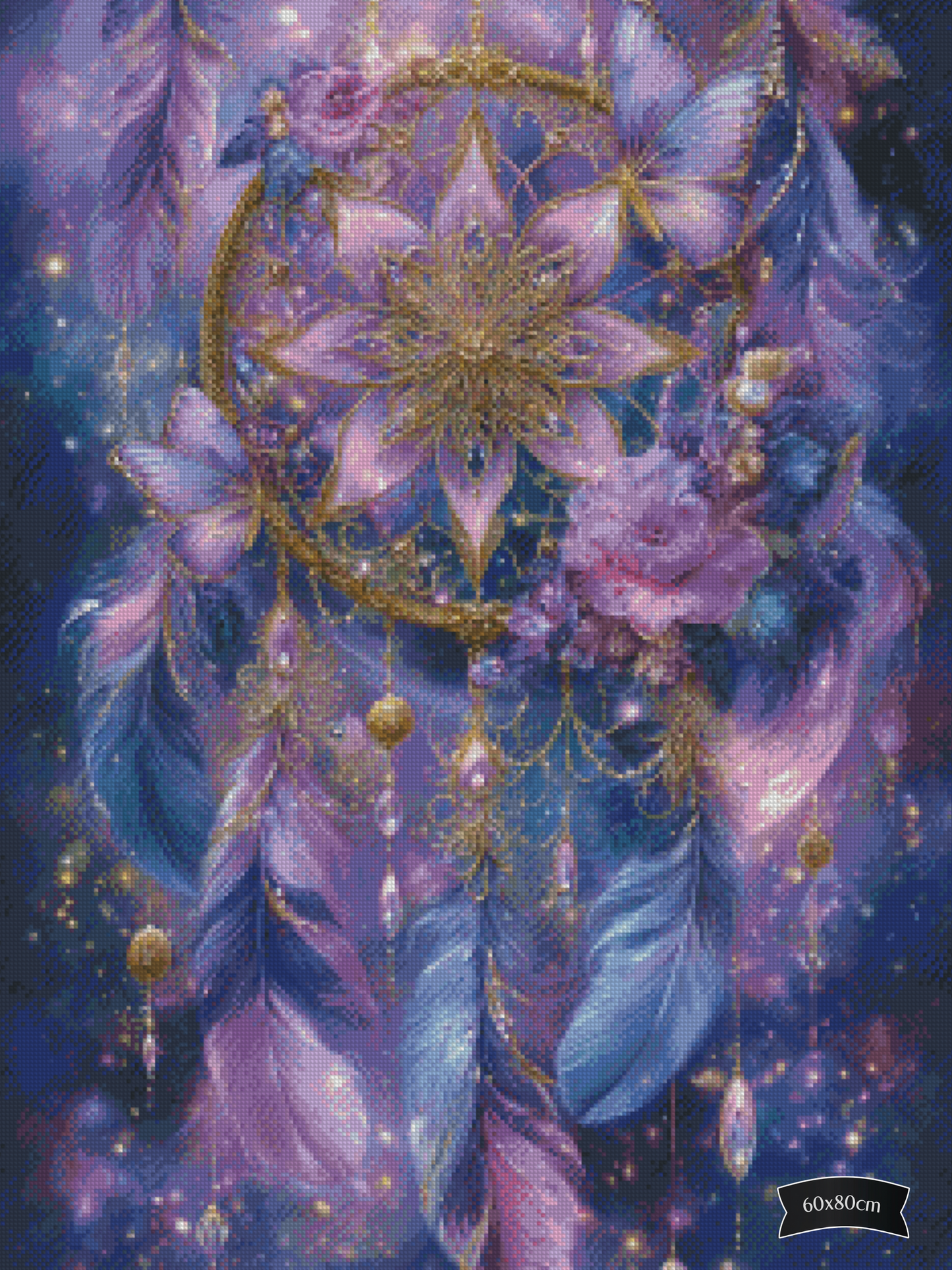 Diamond Painting Wo Federn die Sterne berühren von Sandrietta_ai