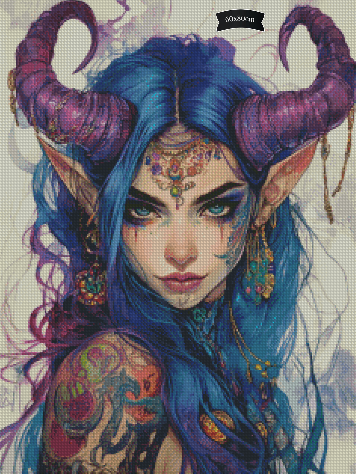 Diamond Painting Blauer Sturm von Sakura.cherry.ai