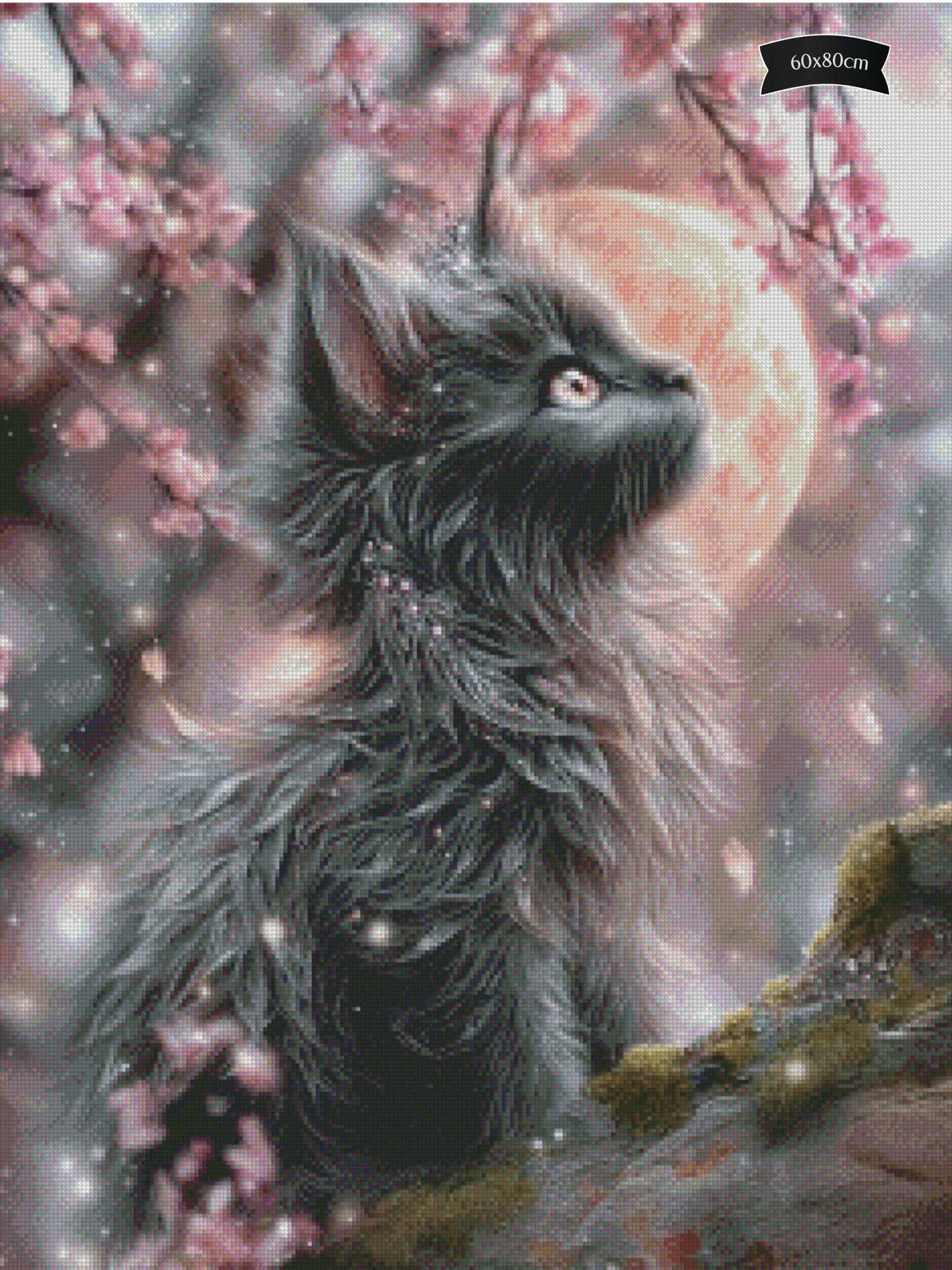 Diamond Painting Hüterin der Kirschschatten von Sandrietta_ai