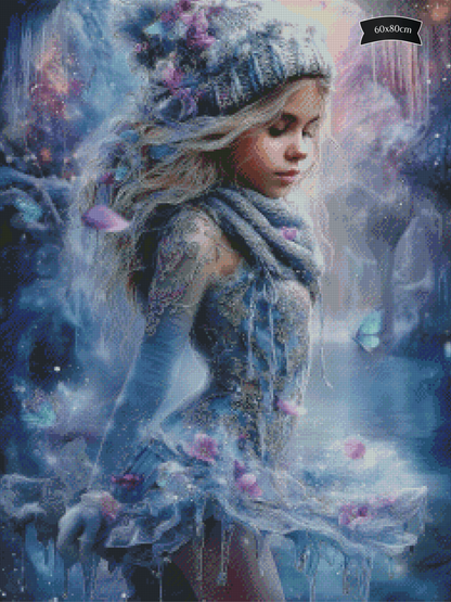 Diamond Painting Schneeblütentanz von Elly_A.I