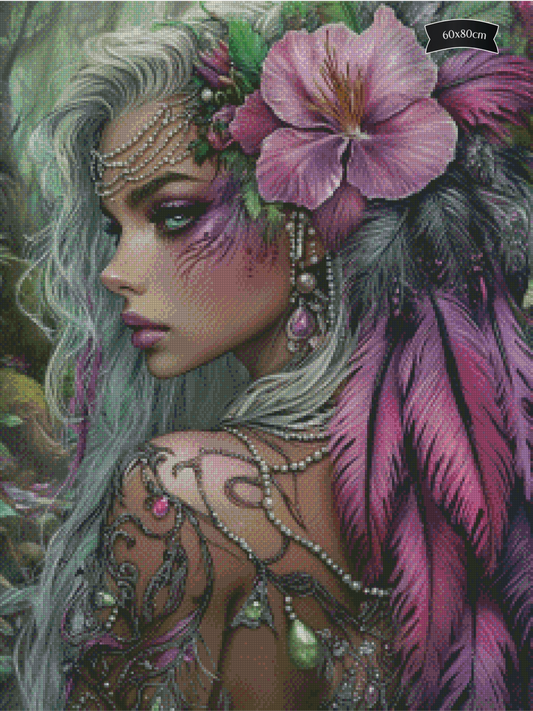 Diamond Painting Wenn Federn träumen von Trudis_ai_art