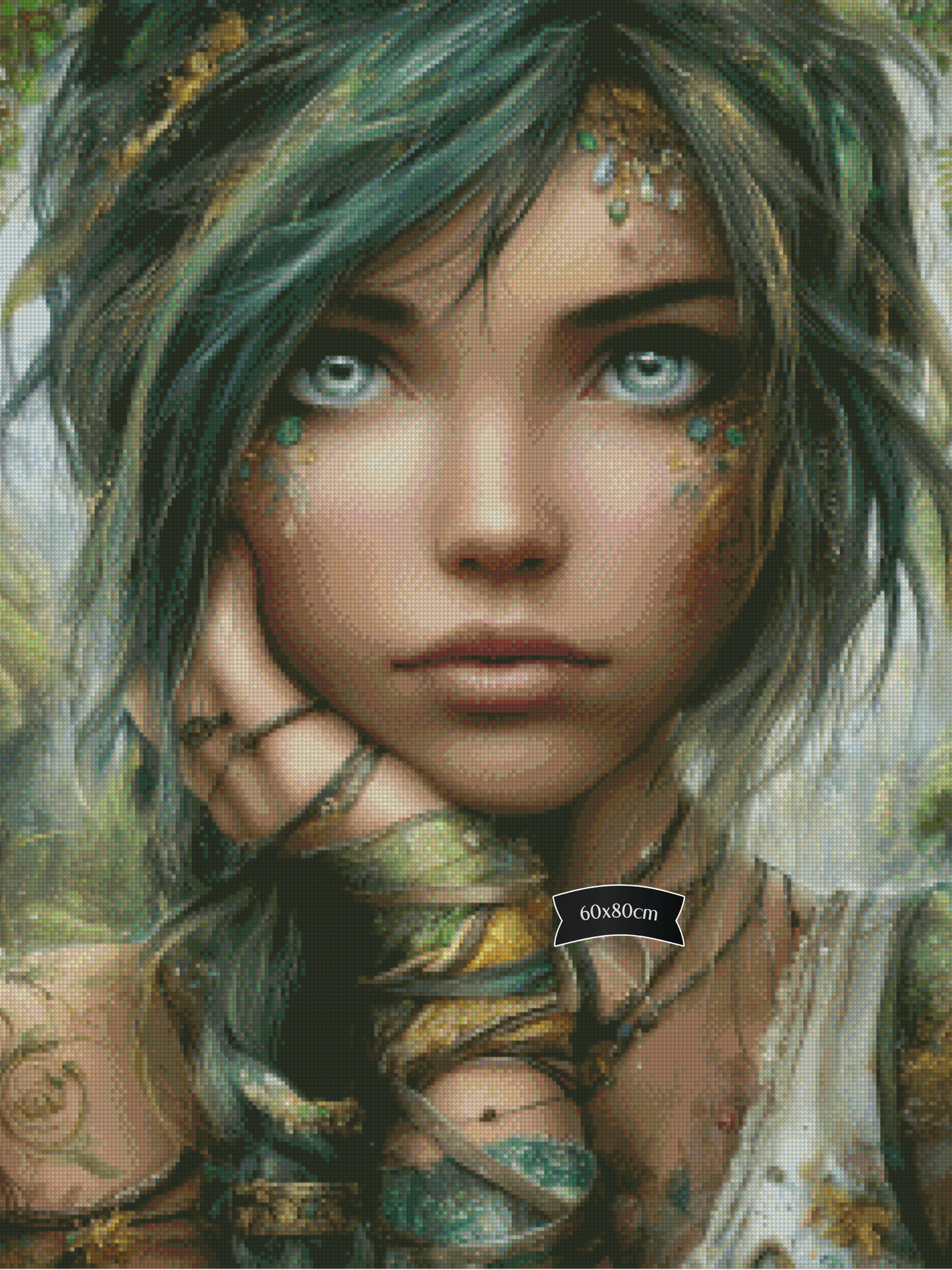 Diamond Painting Zwischen Karte und Instinkt von Sweet_loco_ai