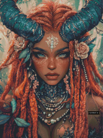 Diamond Painting Woodland Queen ©salzkatze.ai