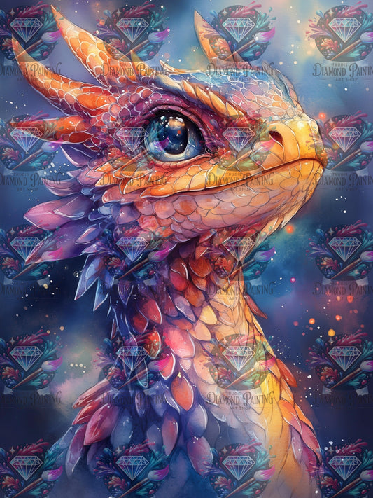 Diamond Painting Schuppen & Sterne von Salzkatze.ai