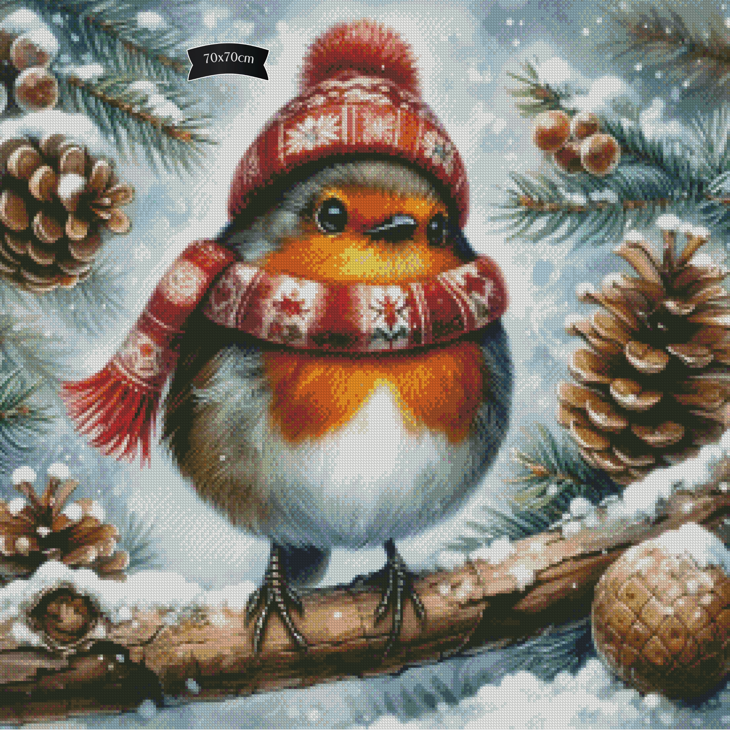 Diamond Painting Jinglebeak von MoozyJo.ai