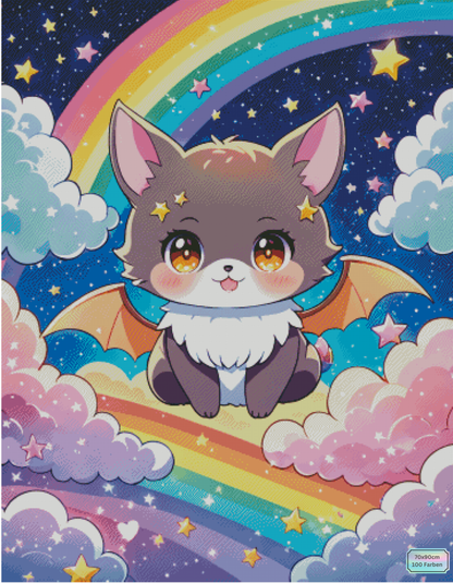 Rainbow Bat ©sakura.cherry.ai