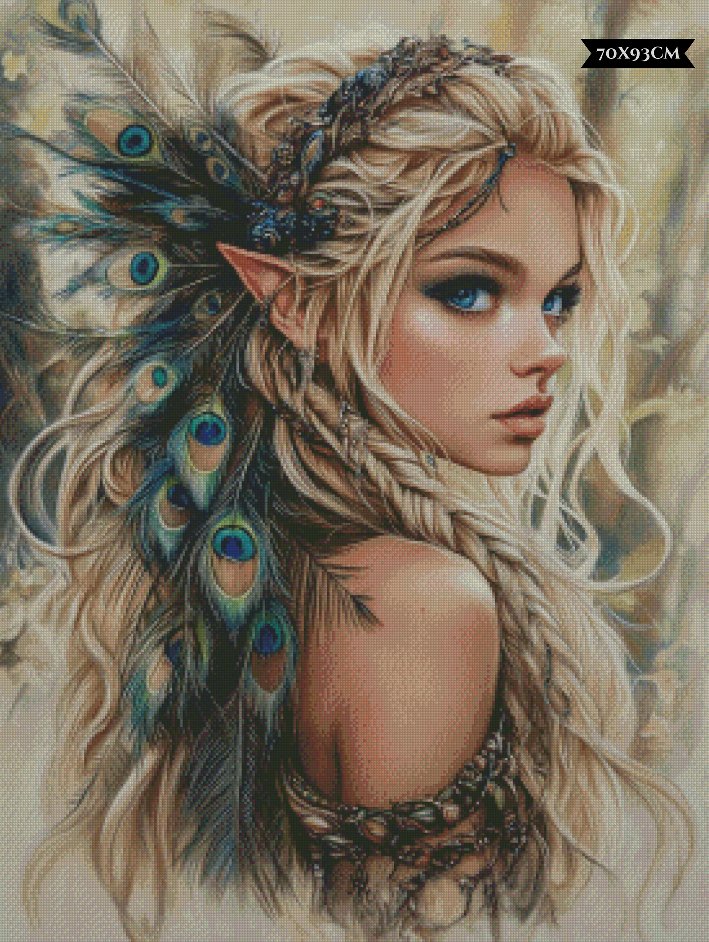 Diamond Painting Elowen Silverleaf ©salzkatze.ai