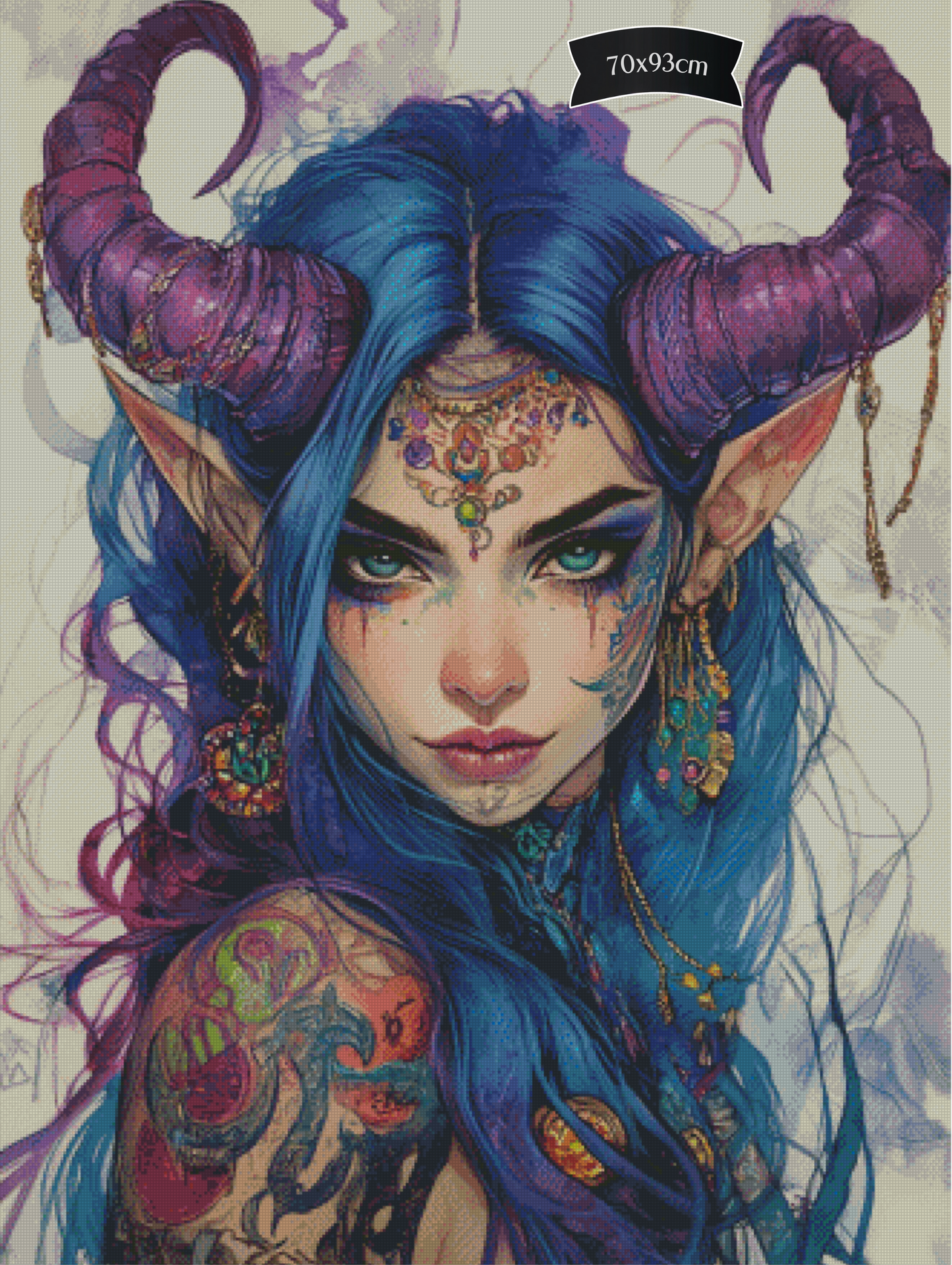 Diamond Painting Blauer Sturm von Sakura.cherry.ai