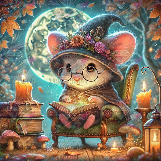 Diamond Painting Mondlesung ©sandrietta_ai