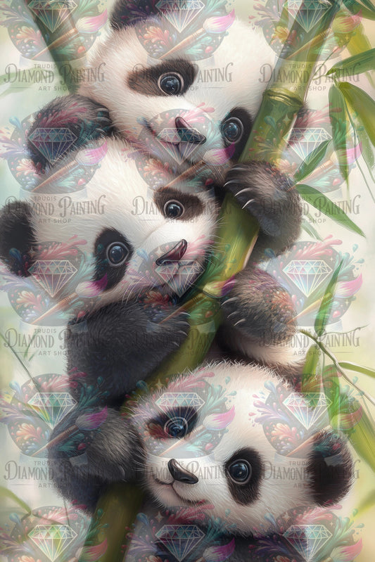 Diamond Painting Bamboo Adventures ©salzkatze.ai