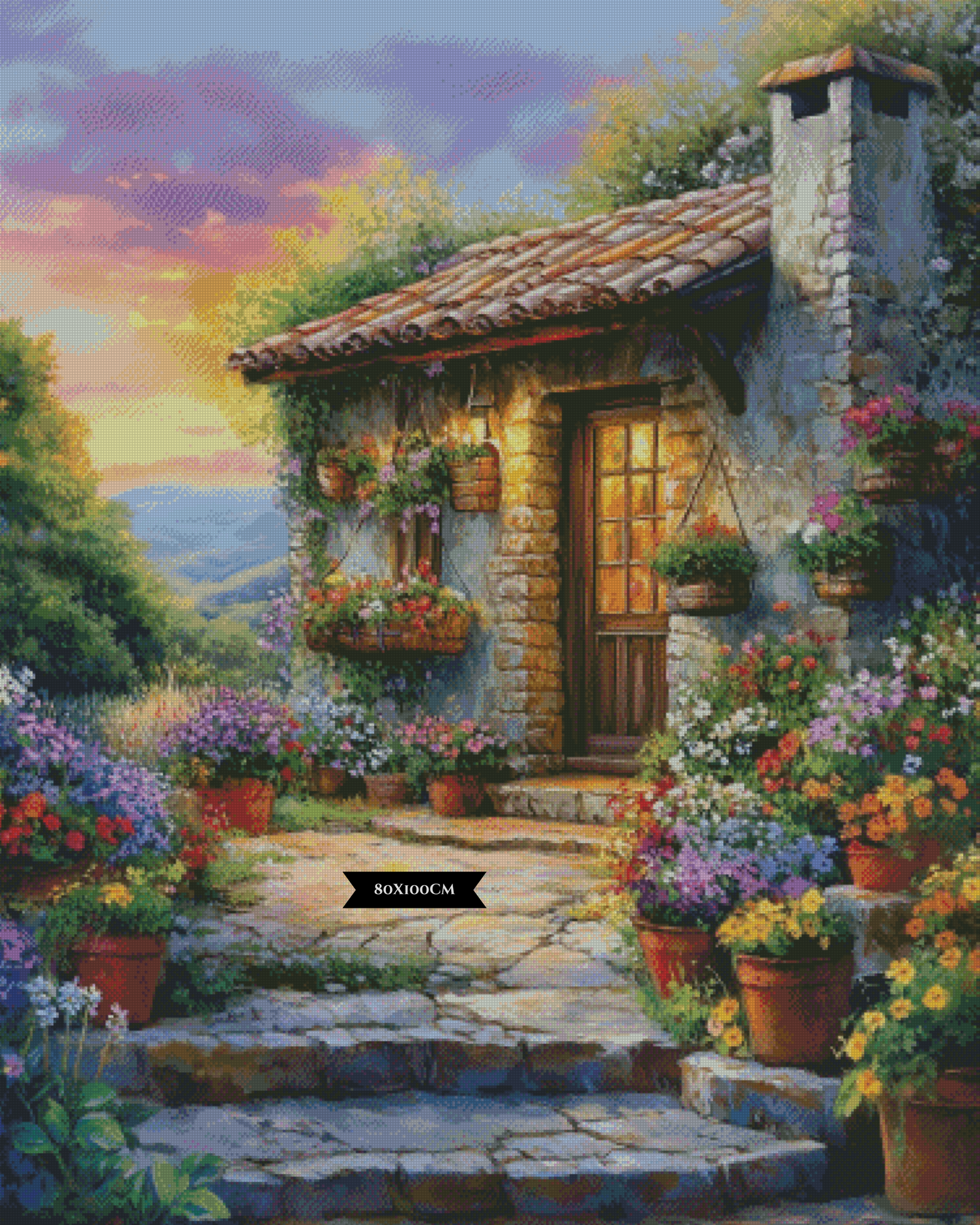 Diamond Painting Golden Hours ©salzkatze.ai