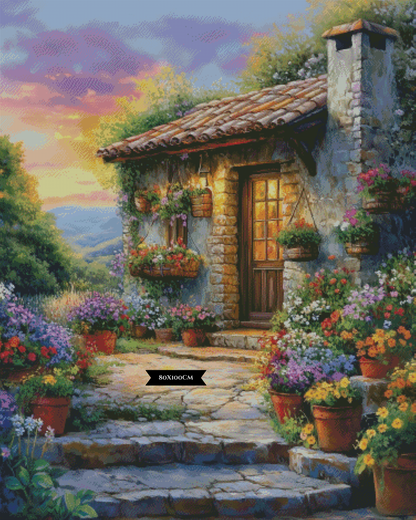 Diamond Painting Golden Hours ©salzkatze.ai