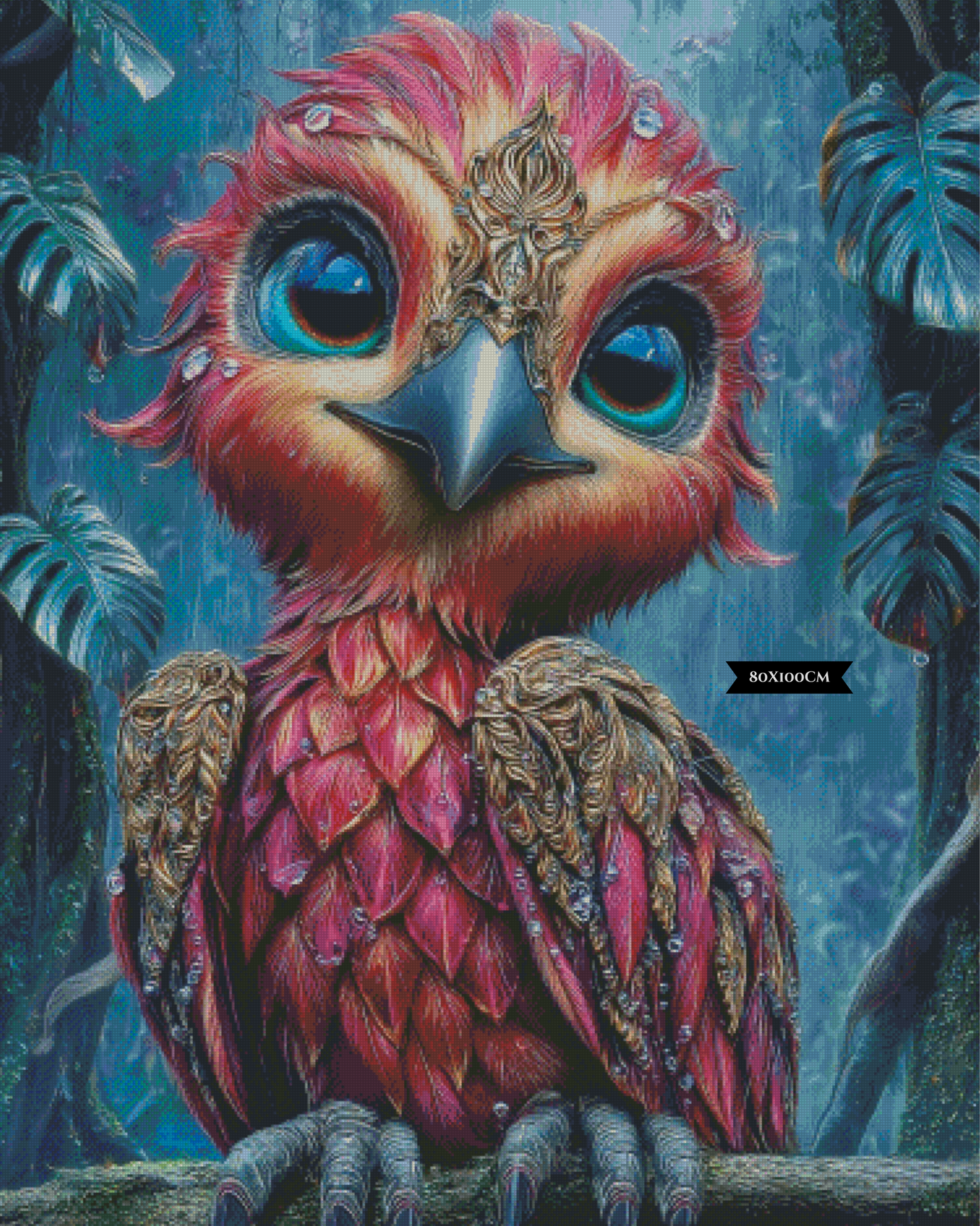 Diamond Painting Wächter der Rubinfeder ©sandrietta_ai