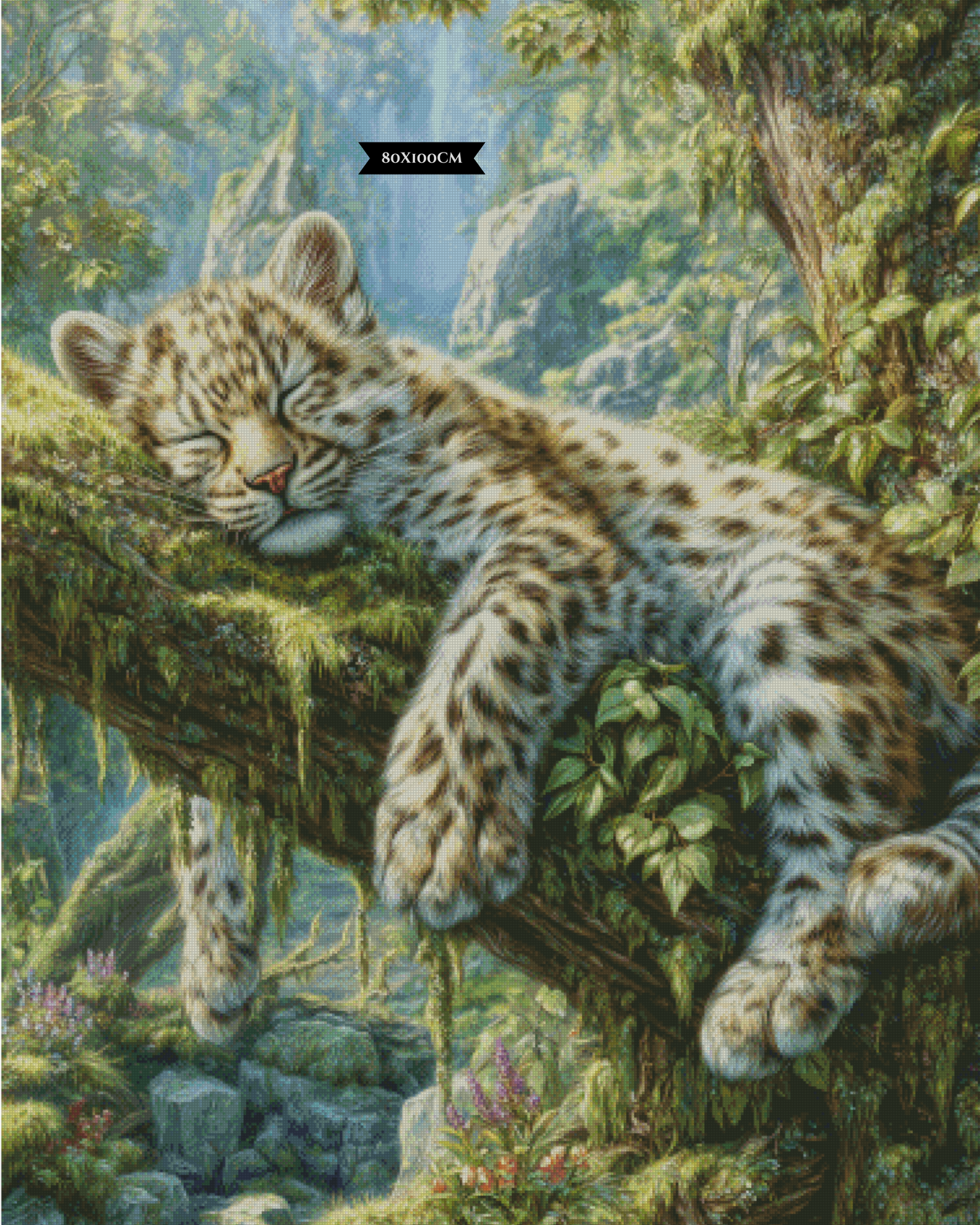 Diamond Painting Leise ruht der kleine Jäger ©salzkatze.ai