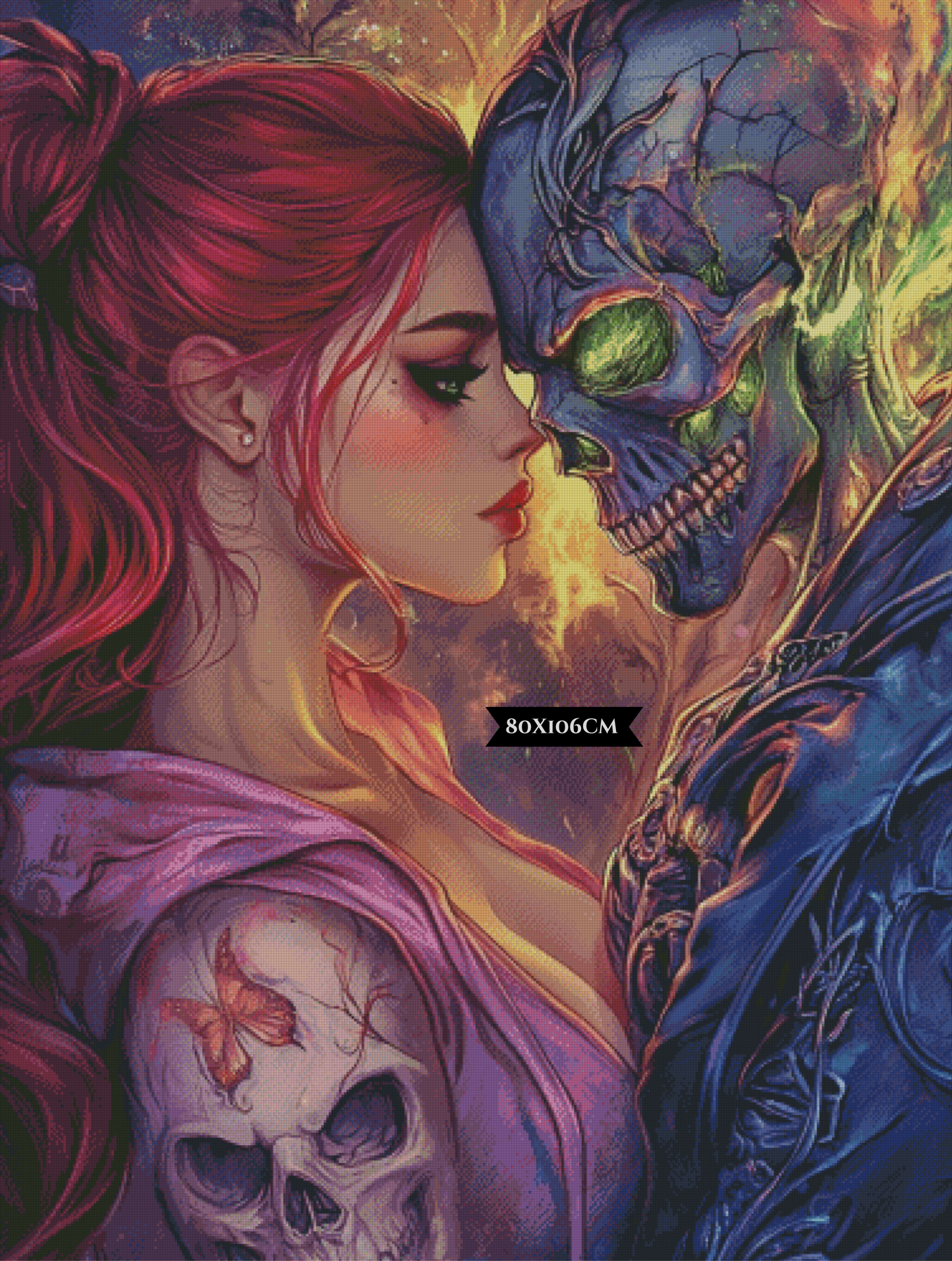 Diamond Painting Infernalische Verbindung ©trudis_ai_art