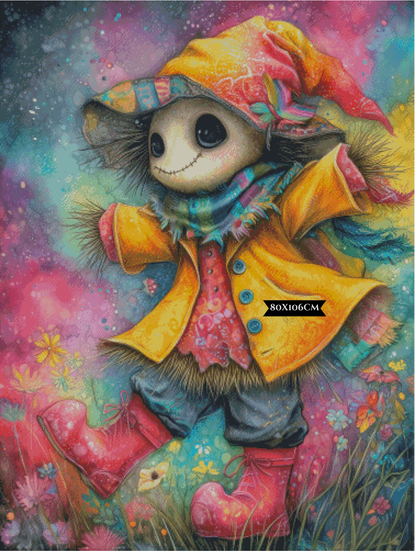 Diamond Painting Puddle Boots & Patchwork ©salzkatze.ai