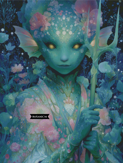 Diamond Painting Tideborn Seer ©salzkatze.ai
