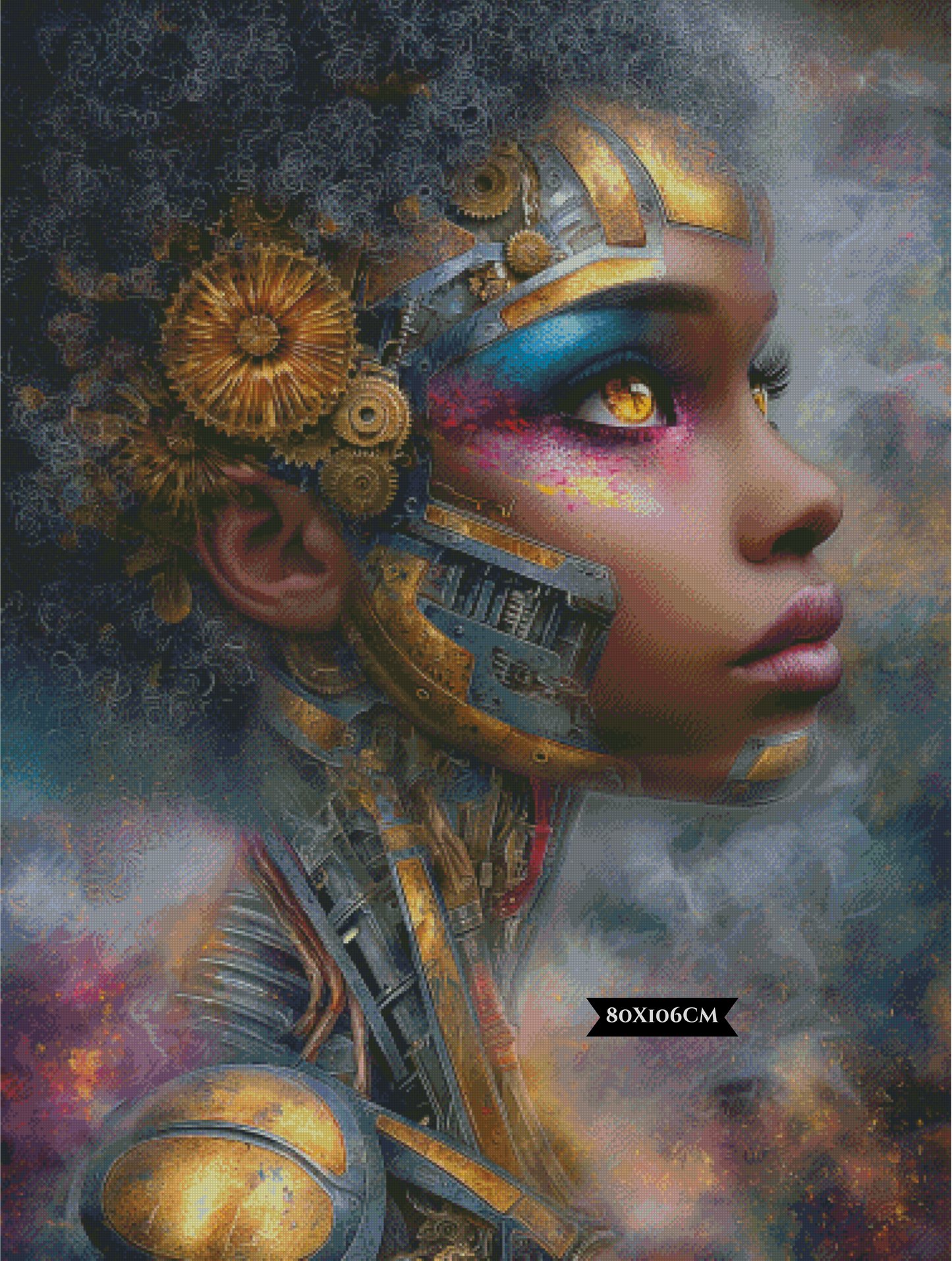 Diamond Painting Soleia - Die Seele der Zahnräder ©Elly_A.I
