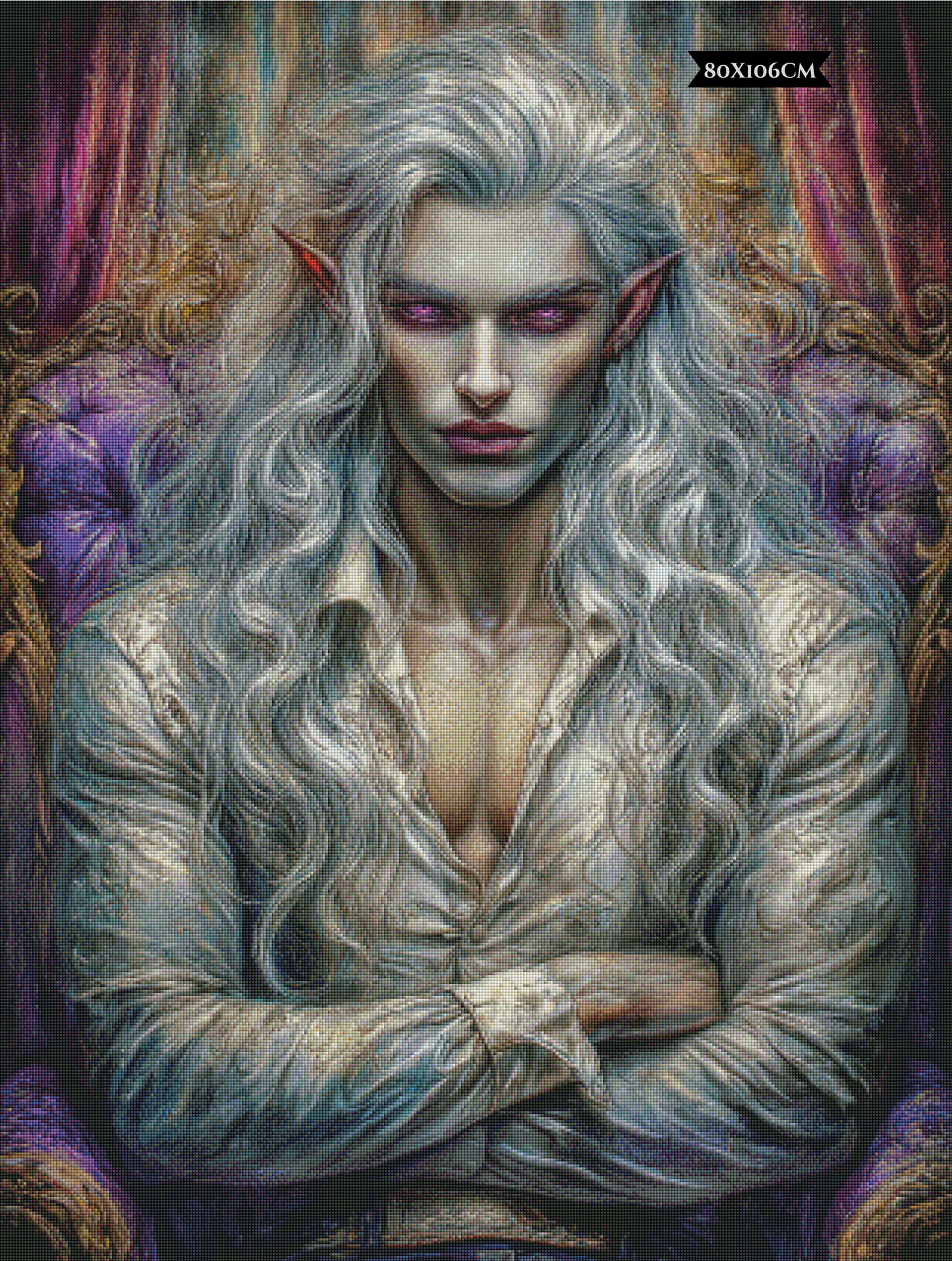 Diamond Painting Arik, der Purpuräugige ©trudis_ai_art