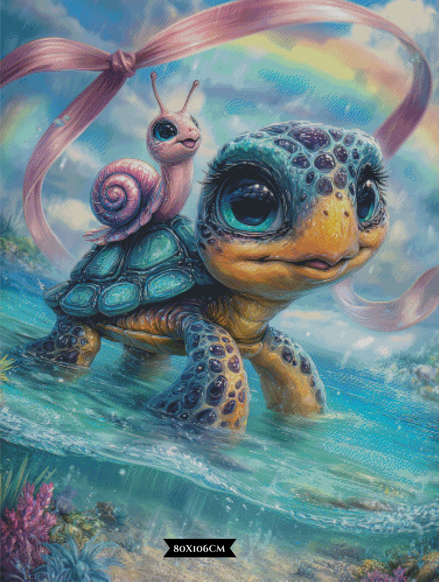 Diamond Painting Gefährten der Gezeiten ©trudis_ai_art