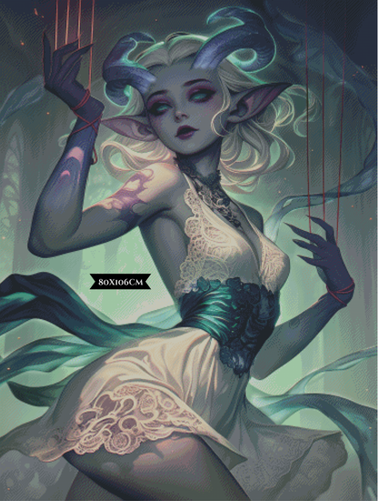 Diamond Painting Dark Marionette's Waltz ©shalajarias