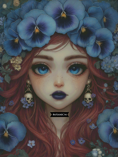 Diamond Painting Flora Nocturna ©trudis_ai_art