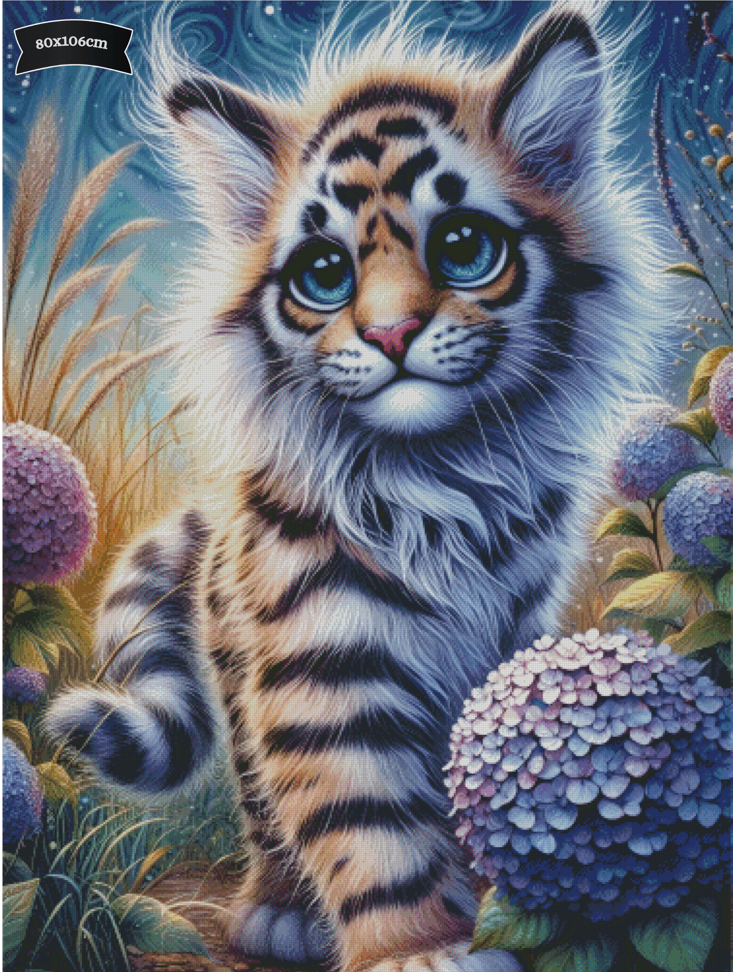 Diamond Painting Veloria Shadowbloom von MoozyJo.Ai