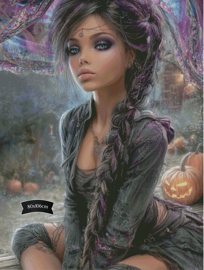 Diamond Painting Elara am Tor der Nacht von Elly_A.I