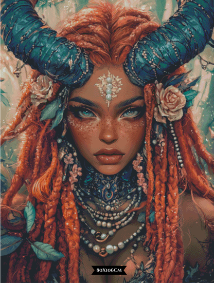 Diamond Painting Woodland Queen ©salzkatze.ai