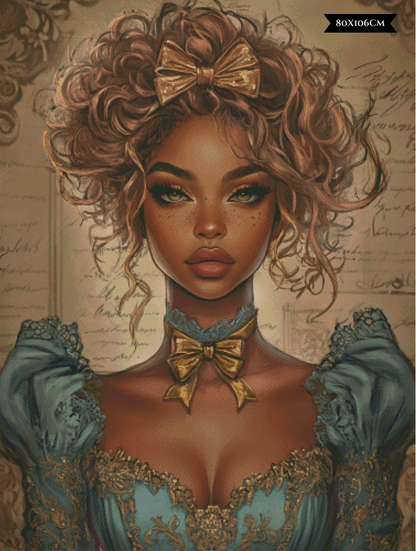Diamond Painting Goldene Eleganz ©trudis_ai_art