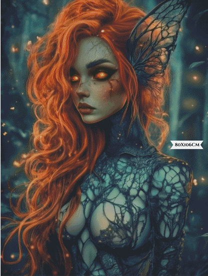 Diamond Painting The Duskroot Oracle ©trudis_ai_art