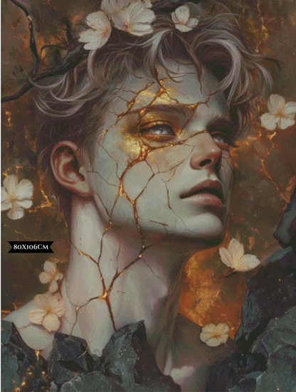 Diamond Painting The Fractured Radiance - Gareth ©trudis_ai_art