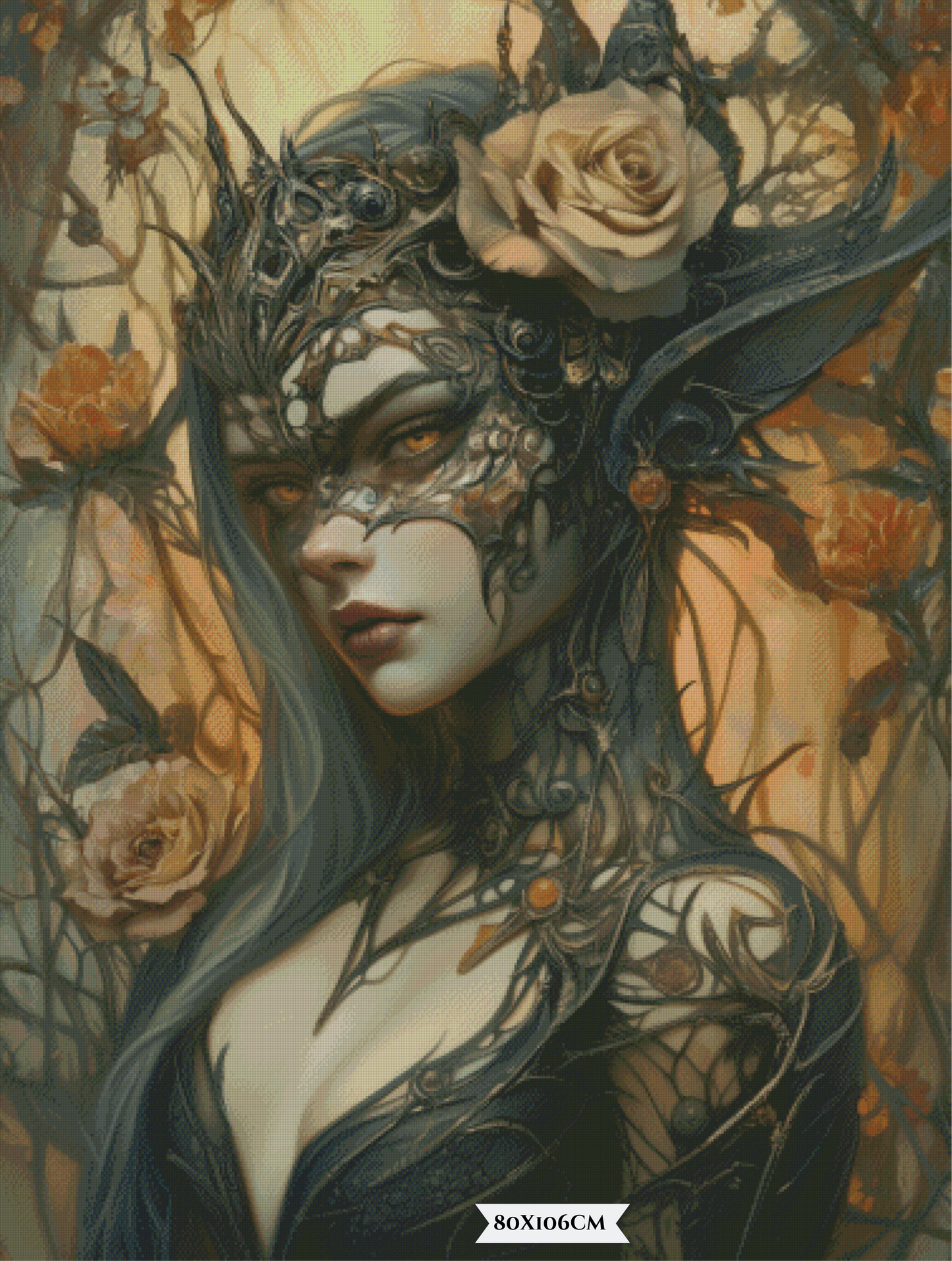 Diamond Painting Das Lied des Schattenkindes ©trudis_ai_art