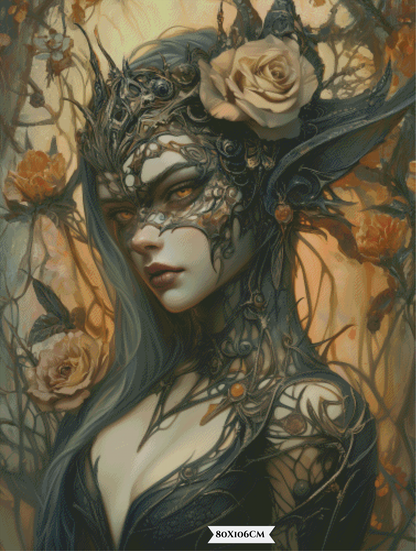 Diamond Painting Das Lied des Schattenkindes ©trudis_ai_art