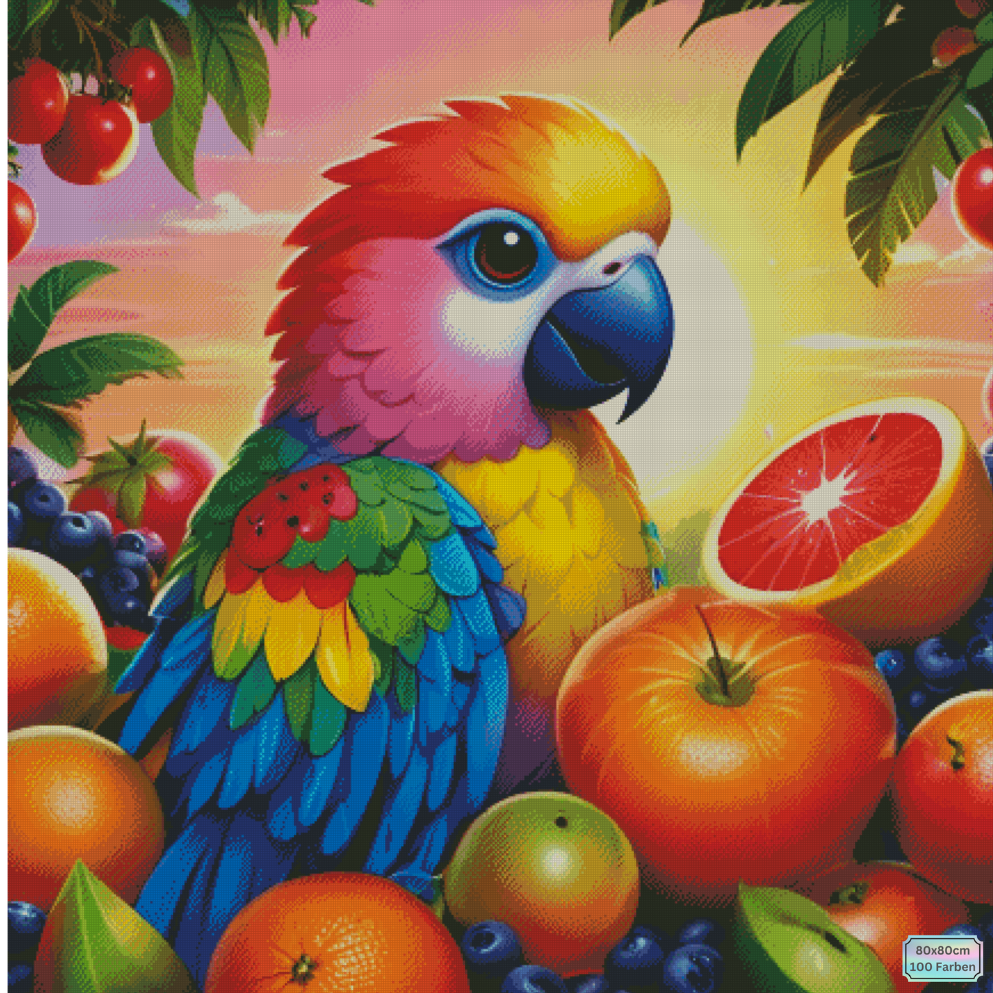 Cute Fruit Parrot ©linchens_bunte_welt