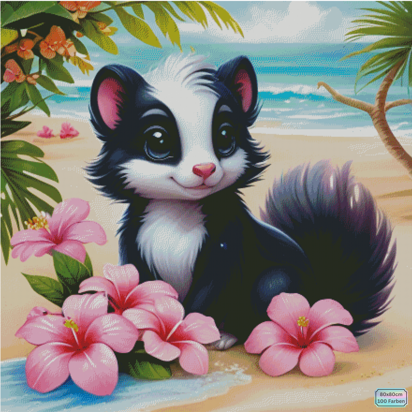 Sweet Beach Holiday Skunk ©linchens_bunte_welt