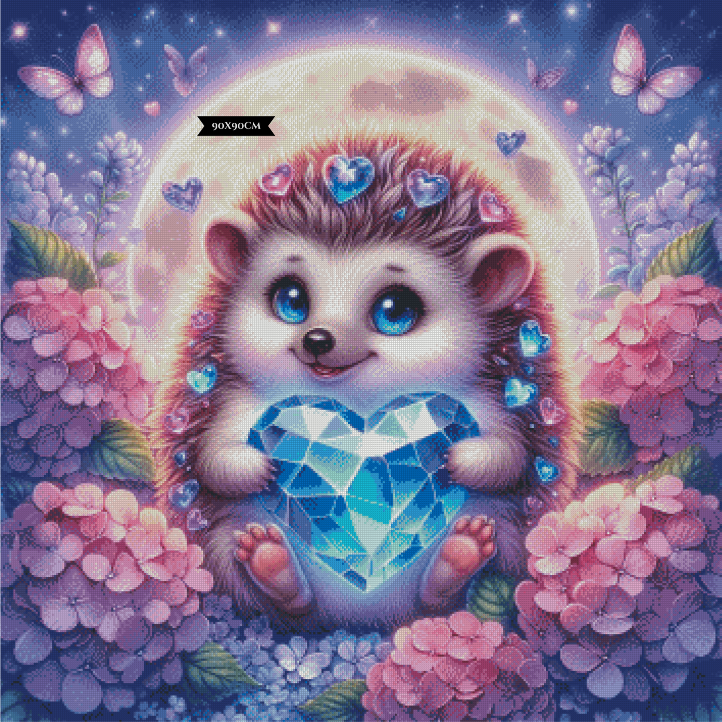 Moonlit Hedgehog ©sandrietta_ai