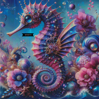 Steampunk Seahorse Garden ©Lexxy Ai
