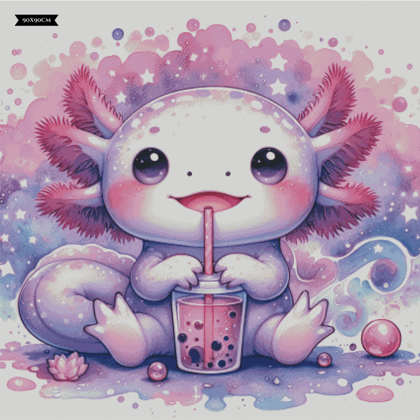 Bubble Tea Buddies - Axolotl ©salzkatze.ai