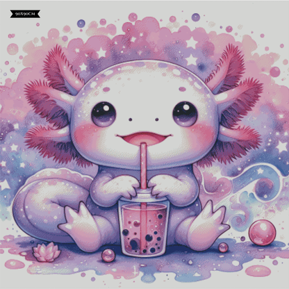 Bubble Tea Buddies - Axolotl ©salzkatze.ai