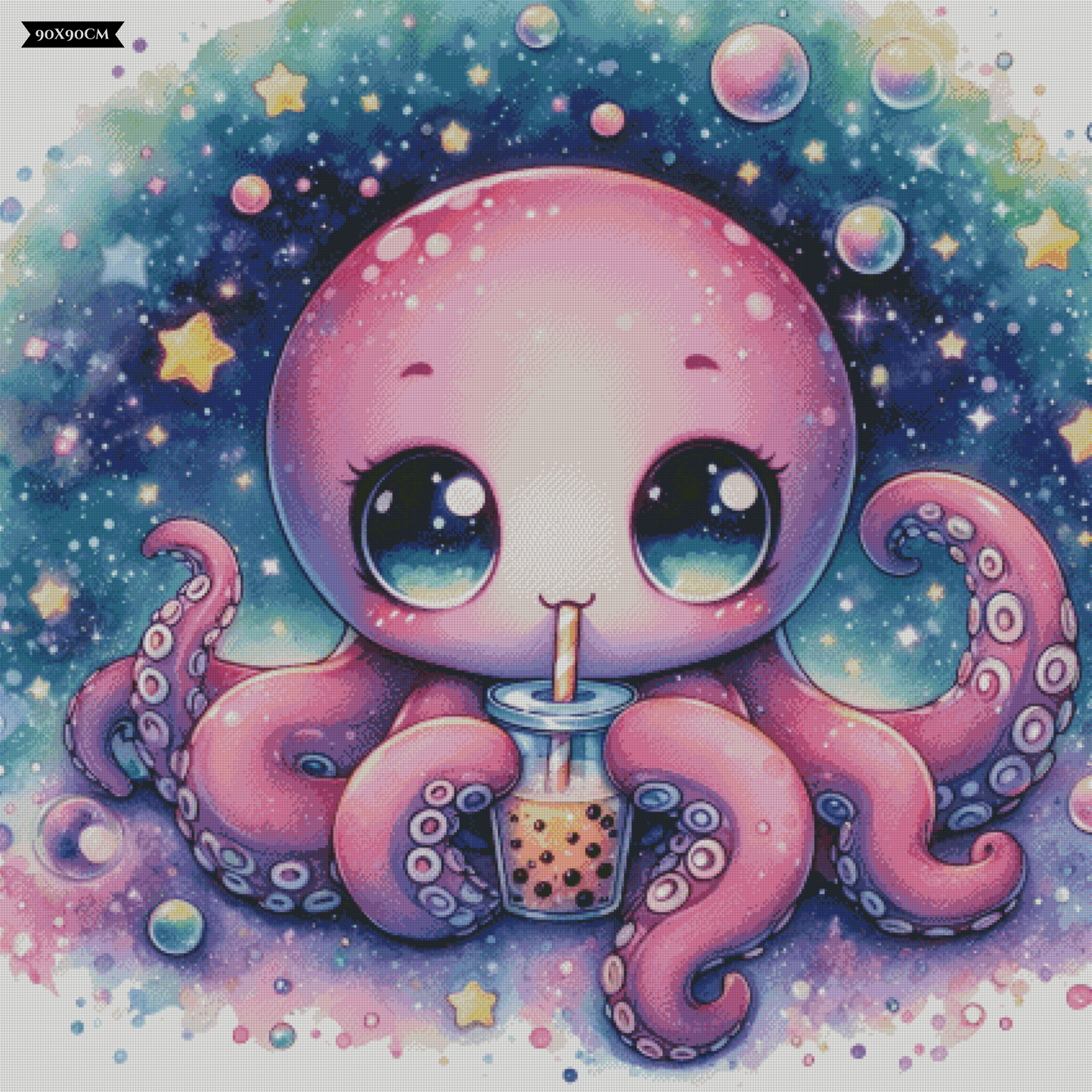 Bubble Tea Buddies - Octopus ©salzkatze.ai