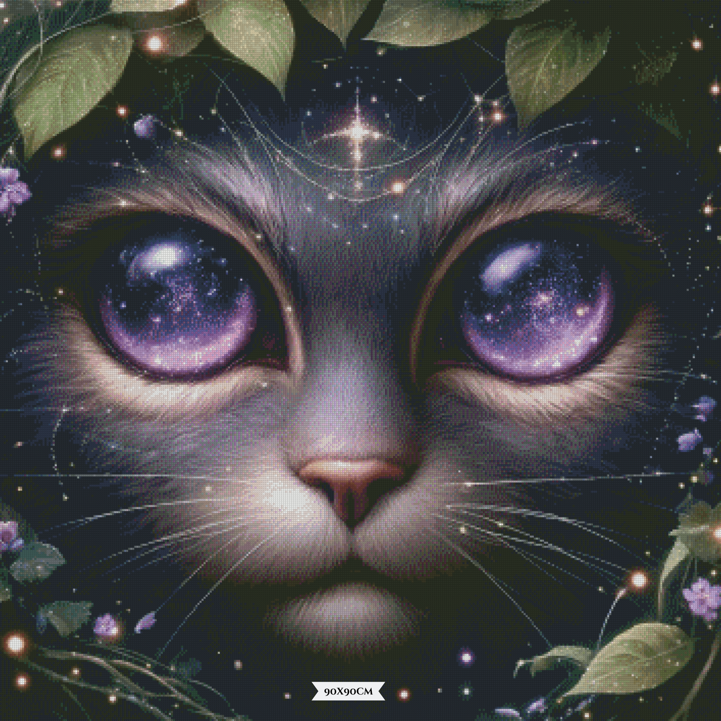 Diamond Painting Astral Whiskers von ©sandrietta_ai